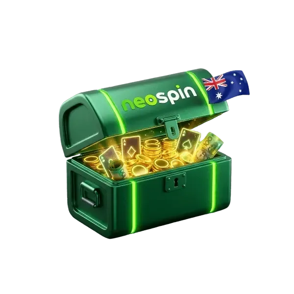 Open glowing tech treasure chest